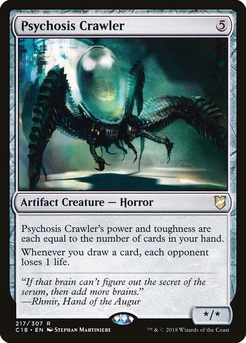 Psychosis Crawler - Commander 2018 Rare Card