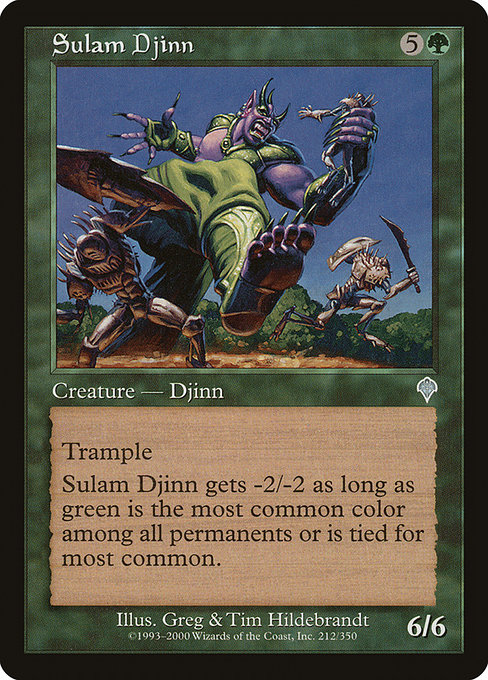 Sulam Djinn - Invasion Uncommon Card