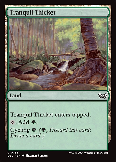 Tranquil Thicket - Duskmourn: House of Horror Commander Common Card