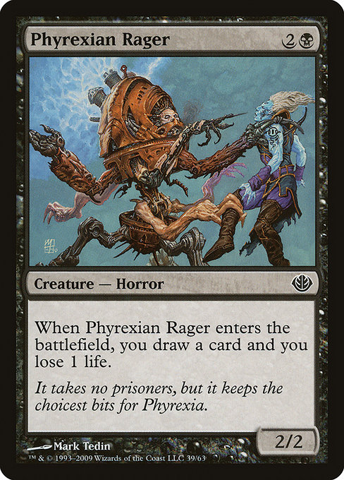 Phyrexian Rager - Duel Decks: Garruk vs. Liliana Common Card