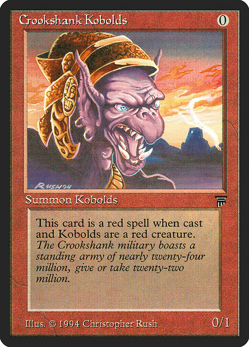 Crookshank Kobolds - Legends Common Card