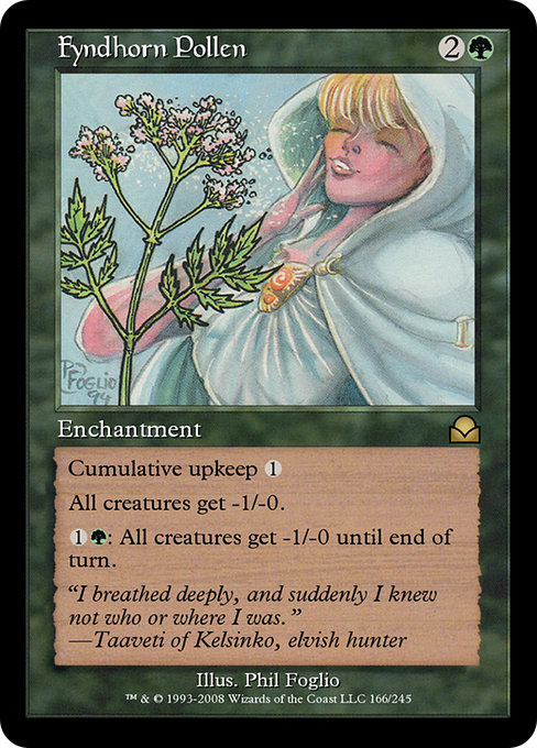 Fyndhorn Pollen - Masters Edition II Rare Card