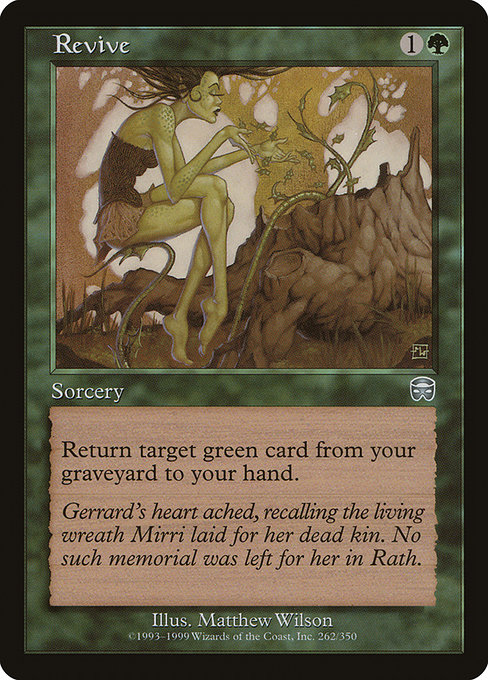 Revive - Mercadian Masques Uncommon Card