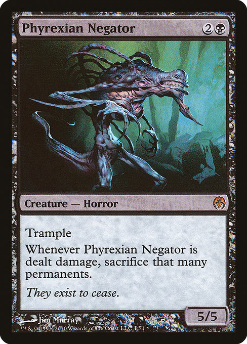 Phyrexian Negator - Duel Decks: Phyrexia vs. the Coalition Mythic Card