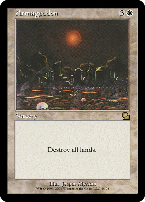 Armageddon - Masters Edition Rare Card