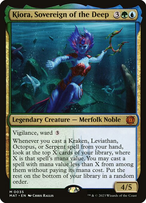 Kiora, Sovereign of the Deep - March of the Machine: The Aftermath Mythic Card
