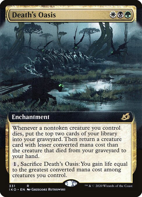 Death's Oasis - Ikoria: Lair of Behemoths Rare Card