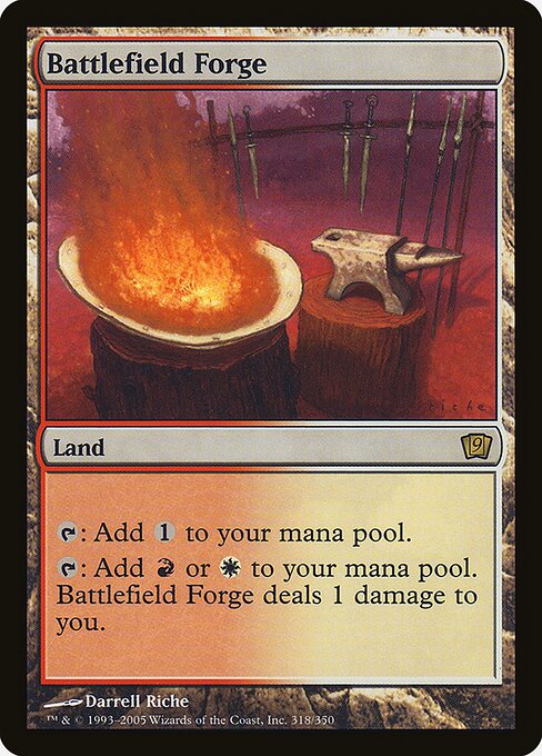 Battlefield Forge - Ninth Edition Rare Card