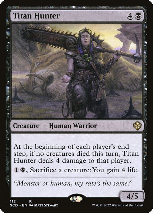 Titan Hunter - Starter Commander Decks Rare Card