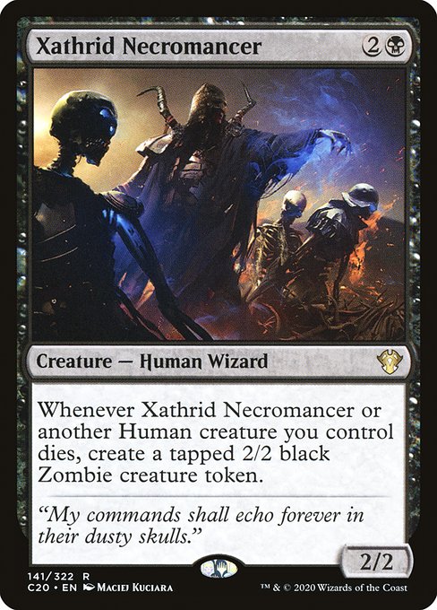 Xathrid Necromancer - Commander 2020 Rare Card