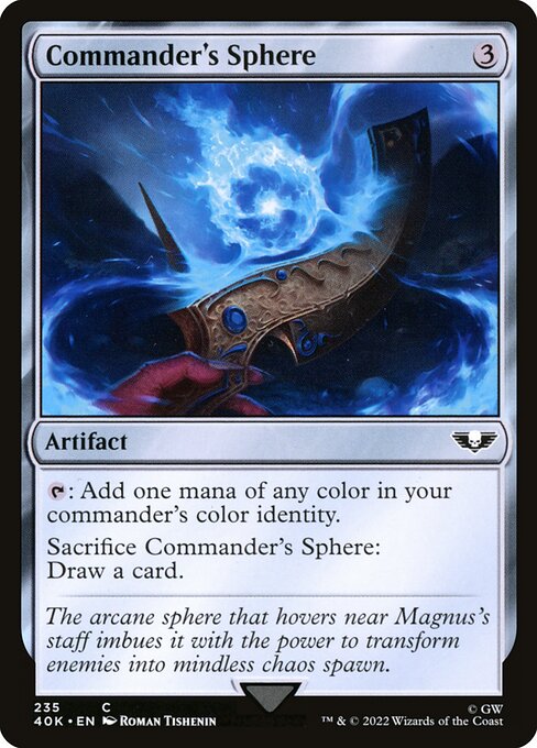 Commander's Sphere - Warhammer 40,000 Commander Common Card