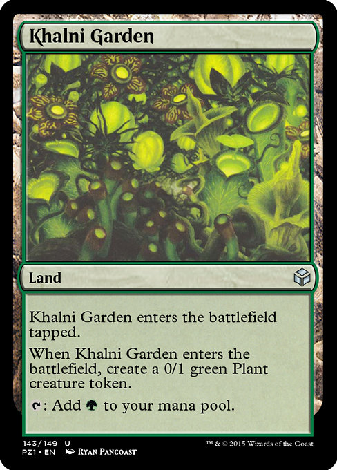 Khalni Garden - Legendary Cube Prize Pack Uncommon Card