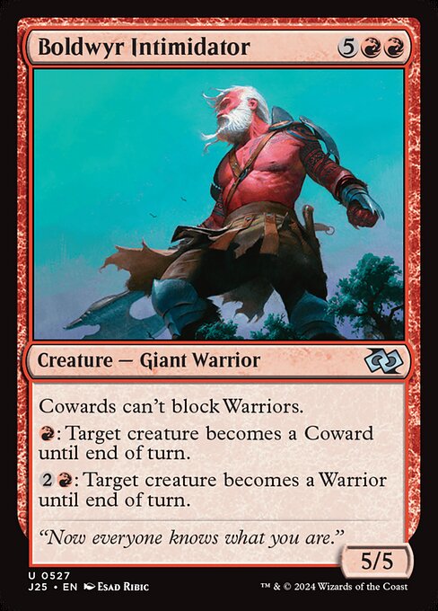 Boldwyr Intimidator - Foundations Jumpstart Uncommon Card