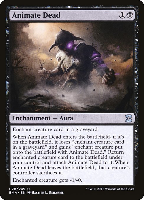 Animate Dead - Eternal Masters Uncommon Card