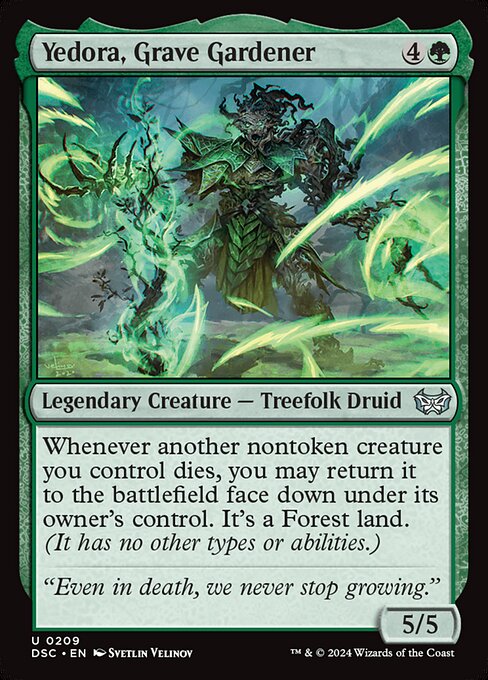 Yedora, Grave Gardener - Duskmourn: House of Horror Commander Uncommon Card