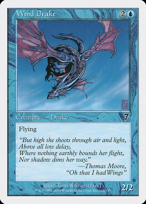 Wind Drake - Seventh Edition Common Card
