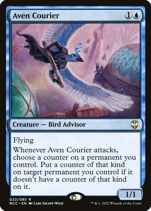 Aven Courier - New Capenna Commander Rare Card