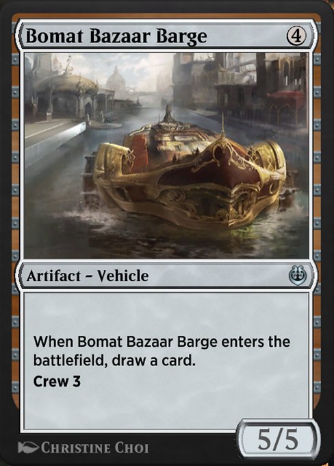 Bomat Bazaar Barge - Kaladesh Remastered Uncommon Card