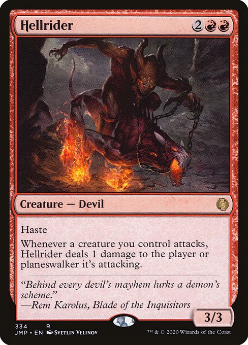 Hellrider - Jumpstart Rare Card