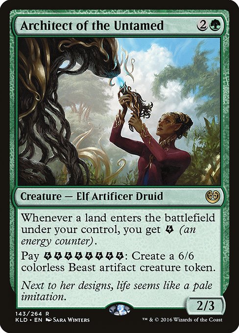 Architect of the Untamed - Kaladesh Rare Card