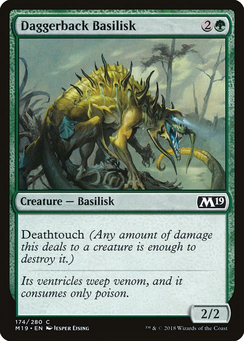 Daggerback Basilisk - Core Set 2019 Common Card
