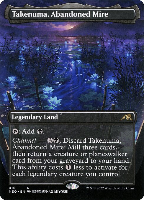 Takenuma, Abandoned Mire - Kamigawa: Neon Dynasty Rare Card