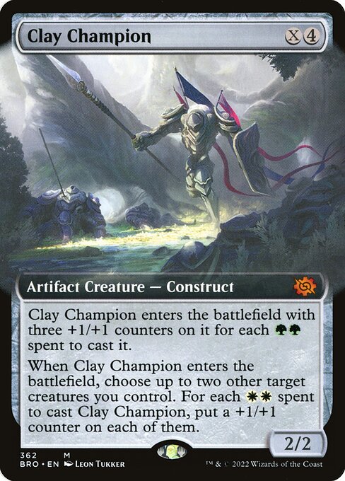 Clay Champion - The Brothers' War Mythic Card