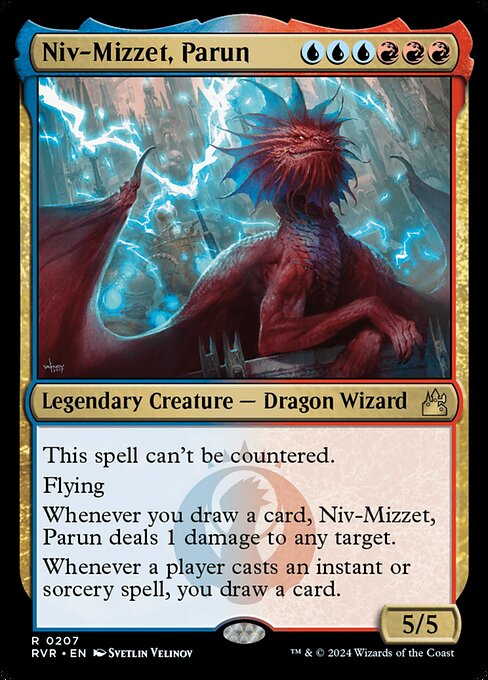 Niv-Mizzet, Parun - Ravnica Remastered Rare Card