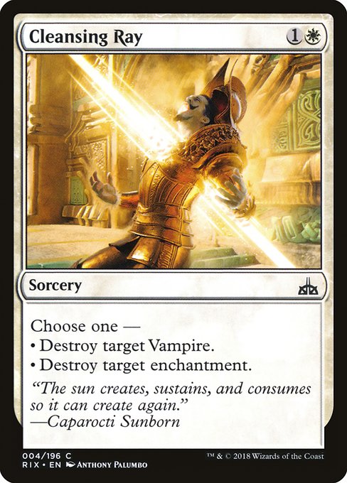 Cleansing Ray - Rivals of Ixalan Common Card