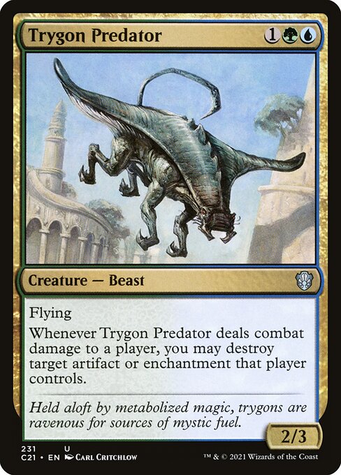 Trygon Predator - Commander 2021 Uncommon Card