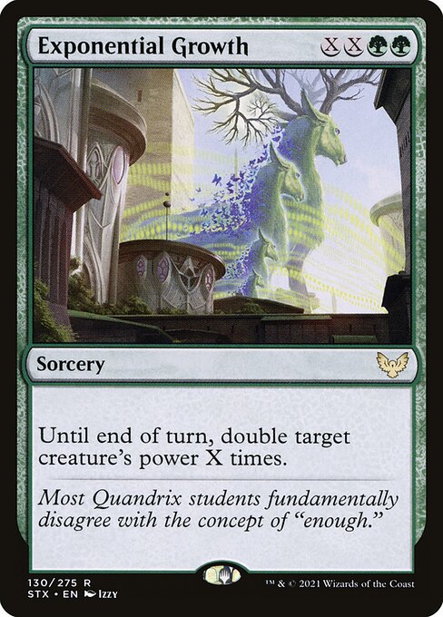 Exponential Growth - Strixhaven: School of Mages Rare Card