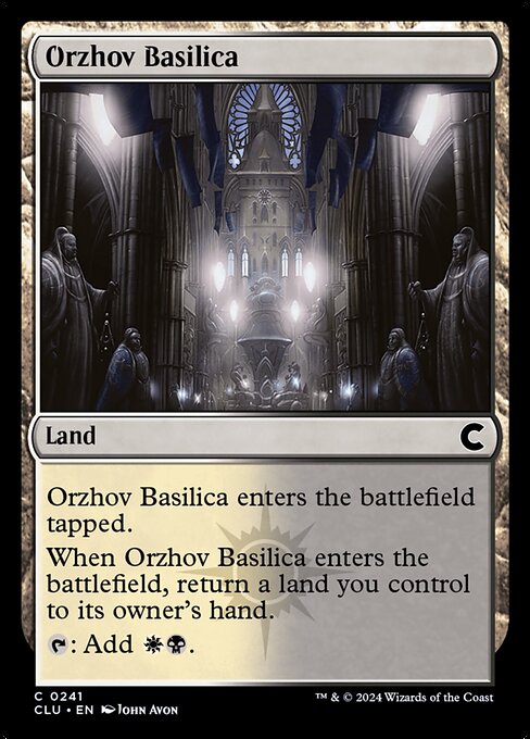 Orzhov Basilica - Ravnica: Clue Edition Common Card