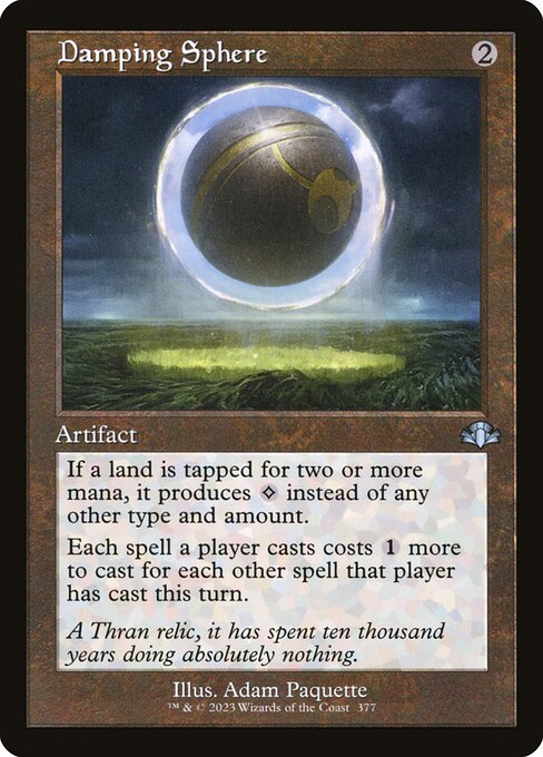 Damping Sphere - Dominaria Remastered Uncommon Card