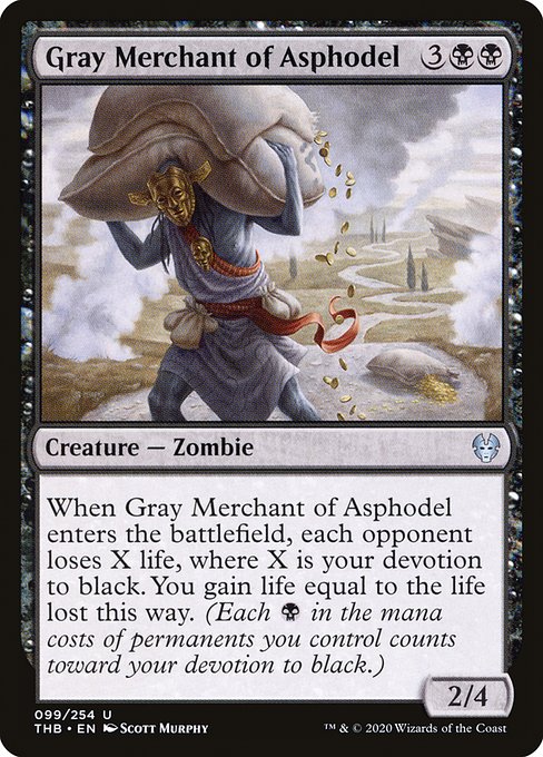 Gray Merchant of Asphodel - Theros Beyond Death Uncommon Card