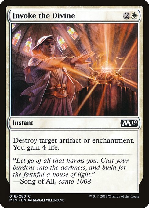 Invoke the Divine - Core Set 2019 Common Card