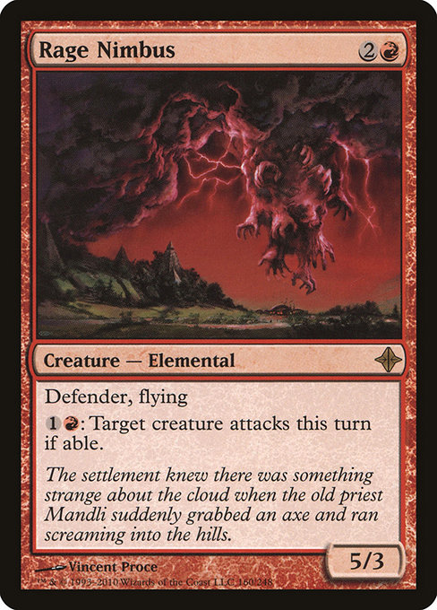 Rage Nimbus - Rise of the Eldrazi Rare Card