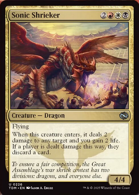 Sonic Shrieker - Tarkir: Dragonstorm Uncommon Card