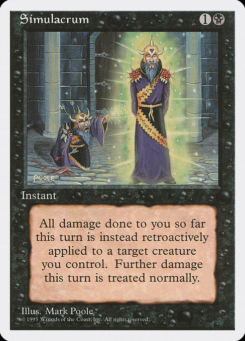 Simulacrum - Fourth Edition Uncommon Card