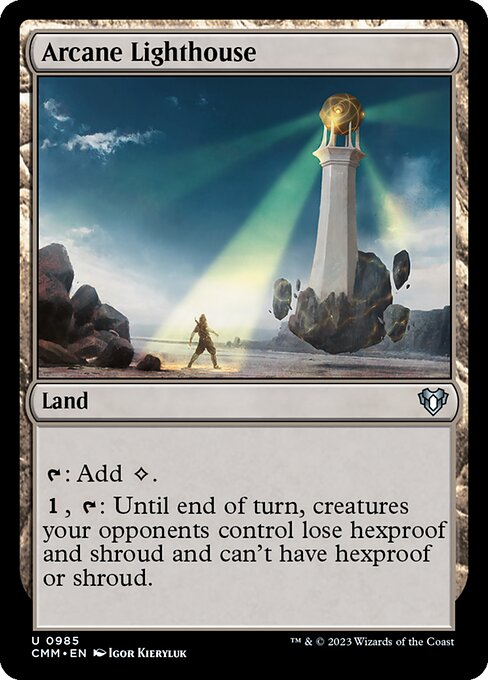 Arcane Lighthouse - Commander Masters Uncommon Card