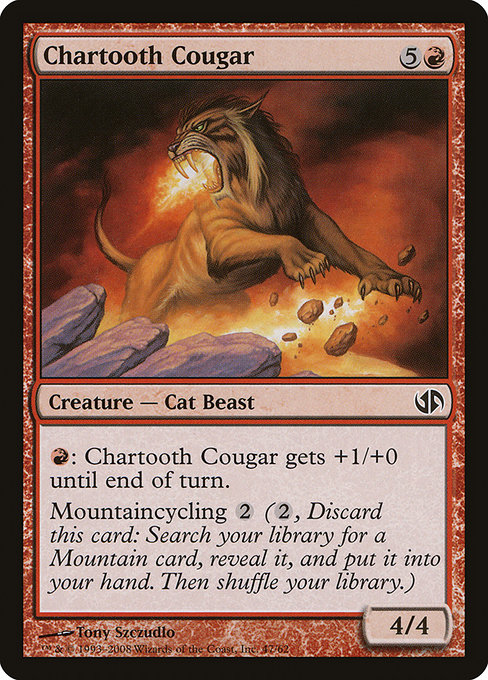 Chartooth Cougar - Duel Decks: Jace vs. Chandra Common Card