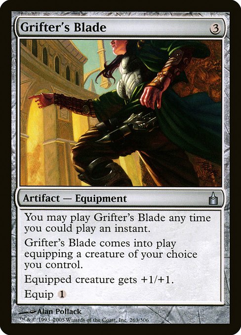 Grifter's Blade - Ravnica: City of Guilds Uncommon Card