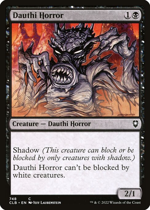 Dauthi Horror - Commander Legends: Battle for Baldur's Gate Common Card