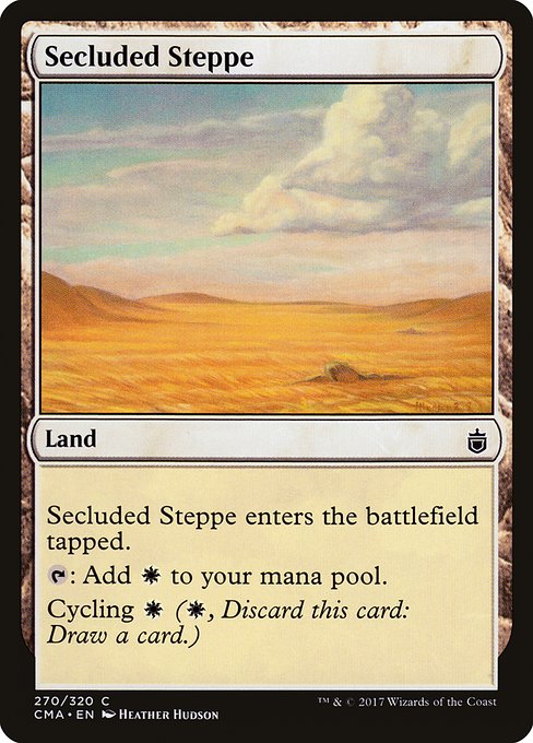Secluded Steppe - Commander Anthology Common Card