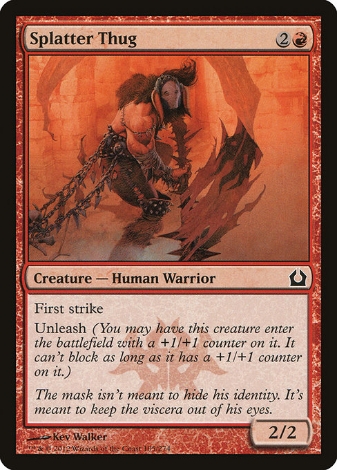 Splatter Thug - Return to Ravnica Common Card