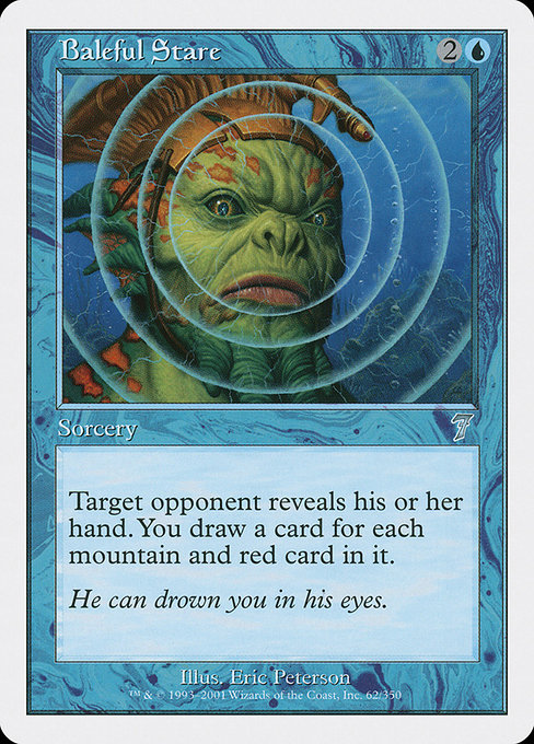 Baleful Stare - Seventh Edition Uncommon Card