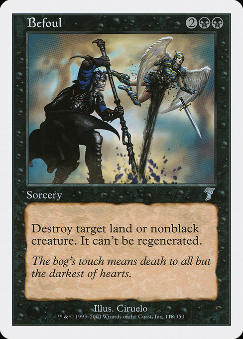 Befoul - Seventh Edition Uncommon Card