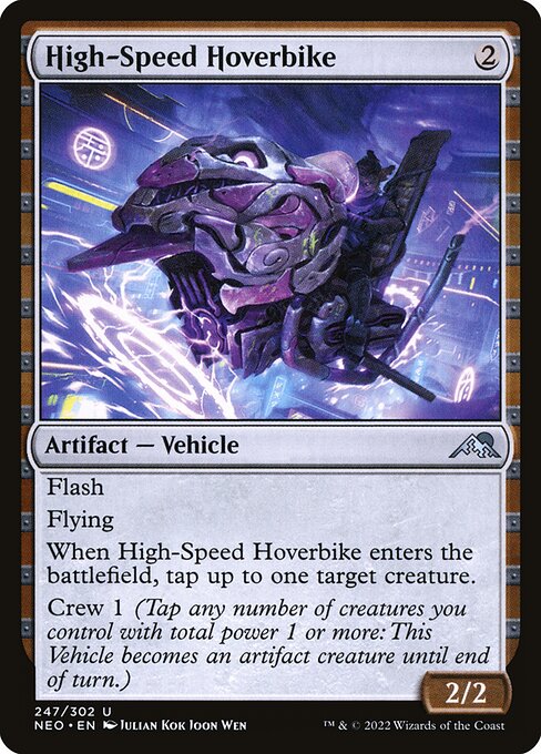 High-Speed Hoverbike - Kamigawa: Neon Dynasty Uncommon Card