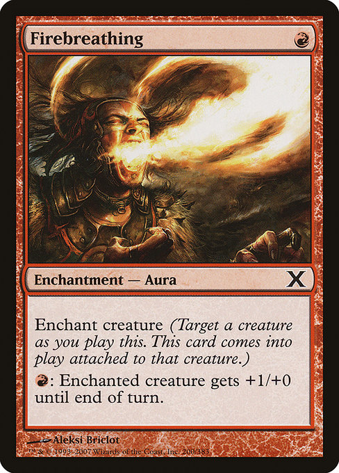 Firebreathing - Tenth Edition Common Card