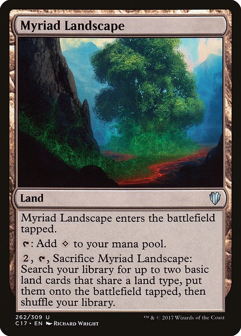 Myriad Landscape - Commander 2017 Uncommon Card