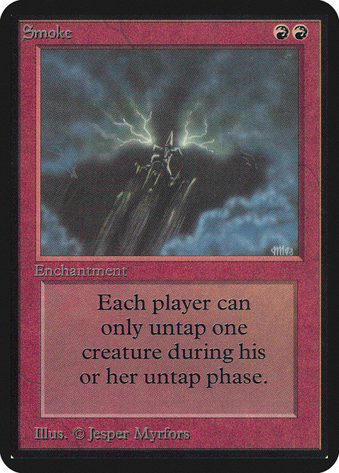 Smoke - Limited Edition Alpha Rare Card